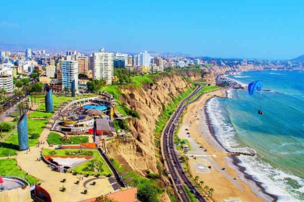 Apartamento Entero En Centro De Miraflores - 2 Habitaciones Lima Luaran gambar